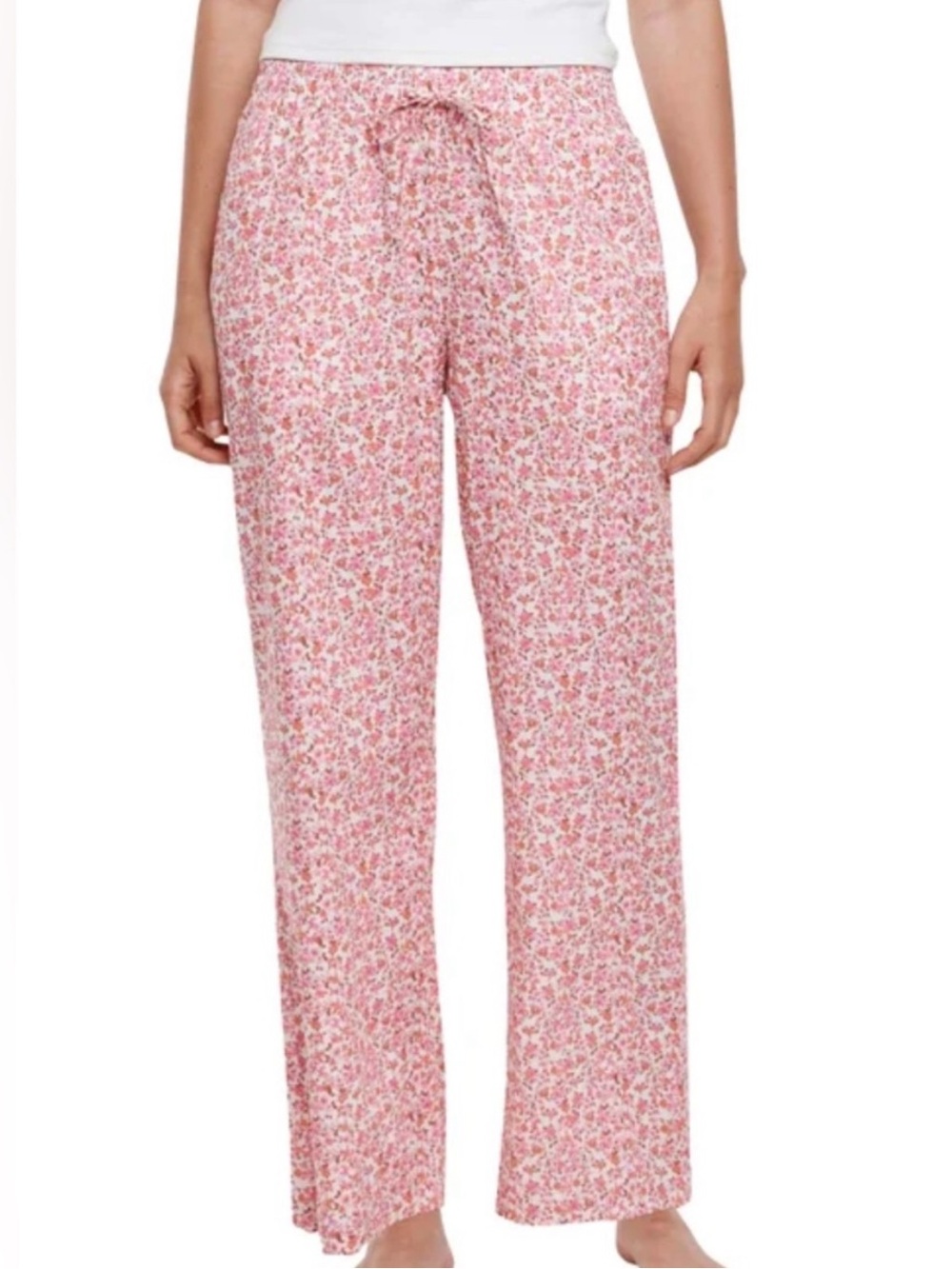 GAP Women’s Pink Floral Lounge Pajama Pants